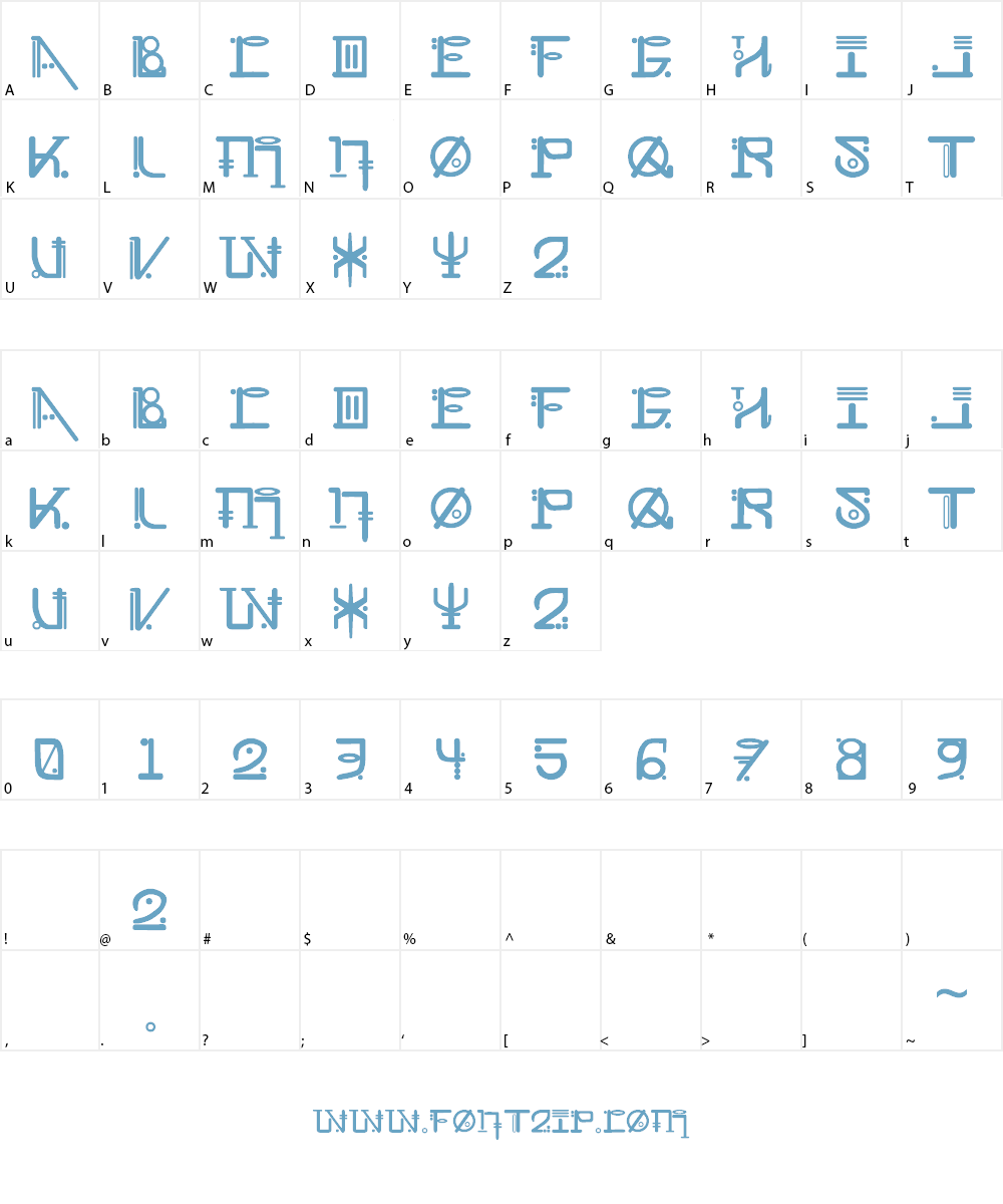 Tahalm pl Font Character
